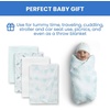 image:imageDelta Children 100 Cotton Muslin Baby Receiving Blankets for Girls and Boys  47x47 Inches Pack of 2 Sea LifeSea Life