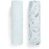 image:imageDelta Children 100 Cotton Muslin Baby Receiving Blankets for Girls and Boys  47x47 Inches Pack of 2 Sea LifeSea Life