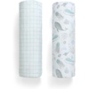 image:imageDelta Children 100 Cotton Muslin Baby Receiving Blankets for Girls and Boys  47x47 Inches Pack of 2 Sea LifeSea Life