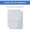 image:imageDelta Children 100 Cotton Muslin Baby Receiving Blankets for Girls and Boys  47x47 Inches Pack of 2 Sea LifeSea Life