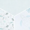 image:imageDelta Children 100 Cotton Muslin Baby Receiving Blankets for Girls and Boys  47x47 Inches Pack of 2 Sea LifeSea Life