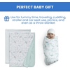 image:imageDelta Children 100 Cotton Muslin Baby Receiving Blankets for Girls and Boys  47x47 Inches Pack of 2 Sea LifeSea Life