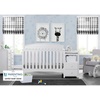 image:imageDelta Children Abby Convertible Crib and Changer GreyBianca White