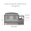 image:imageDelta Children Abby Convertible Crib and Changer GreyGrey