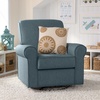 image:imageDelta Children Avery Upholstered Glider Swivel Rocker Chair Metal SandSand