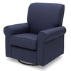 image:imageDelta Children Avery Upholstered Glider Swivel Rocker Chair Metal SandSand