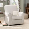 image:imageDelta Children Avery Upholstered Glider Swivel Rocker Chair Metal SandSand