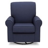 image:imageDelta Children Avery Upholstered Glider Swivel Rocker Chair Metal SandSand