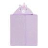 image:imageDelta Children BabyInfant Hooded Bath Towel  Super Soft and Absorbent Newborn Essential  Ideal Baby RegistryShower Gift for Boys and Girls Light Teal OwlLight Purple Unicorn