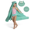 image:imageDelta Children BabyInfant Hooded Bath Towel  Super Soft and Absorbent Newborn Essential  Ideal Baby RegistryShower Gift for Boys and Girls Light Teal OwlLight Teal Owl