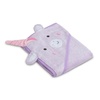 image:imageDelta Children BabyInfant Hooded Bath Towel  Super Soft and Absorbent Newborn Essential  Ideal Baby RegistryShower Gift for Boys and Girls Light Teal OwlLight Purple Unicorn