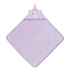 image:imageDelta Children BabyInfant Hooded Bath Towel  Super Soft and Absorbent Newborn Essential  Ideal Baby RegistryShower Gift for Boys and Girls Light Teal OwlLight Purple Unicorn