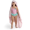 image:imageDelta Children BabyInfant Hooded Bath Towel  Super Soft and Absorbent Newborn Essential  Ideal Baby RegistryShower Gift for Boys and Girls Light Teal OwlPink Cat