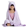 image:imageDelta Children BabyInfant Hooded Bath Towel  Super Soft and Absorbent Newborn Essential  Ideal Baby RegistryShower Gift for Boys and Girls Light Teal OwlLight Purple Unicorn
