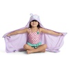 image:imageDelta Children BabyInfant Hooded Bath Towel  Super Soft and Absorbent Newborn Essential  Ideal Baby RegistryShower Gift for Boys and Girls Light Teal OwlLight Purple Unicorn