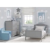 image:imageDelta Children Bennett Wood Toddler Bed  Greenguard Gold Certified Bianca WhiteGrey