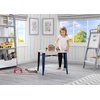 image:imageDelta Children Bistro Kids Play Table  Ideal for Arts amp Crafts Snack Time Homeschooling Homework amp More Navy with Driftwood