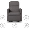 image:imageDelta Children Blair Slim Nursery Glider Swivel Rocker Chair CharcoalCharcoal