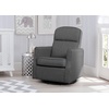 image:imageDelta Children Blair Slim Nursery Glider Swivel Rocker Chair CharcoalCharcoal