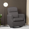 image:imageDelta Children Blair Slim Nursery Glider Swivel Rocker Chair CharcoalCharcoal