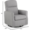 image:imageDelta Children Blair Slim Nursery Glider Swivel Rocker Chair CharcoalFrench Gray
