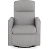 image:imageDelta Children Blair Slim Nursery Glider Swivel Rocker Chair CharcoalFrench Gray