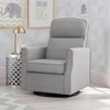 image:imageDelta Children Blair Slim Nursery Glider Swivel Rocker Chair CharcoalFrench Gray