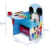 image:imageDelta Children Chair Desk With Storage Bin Disney Minnie MouseMickey Mouse