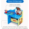image:imageDelta Children Chair Desk With Storage Bin DisneyPixar Cars  Kids Chair Desk Includes Fabric Storage Bin and Cup Holder Low to the Ground for Easy Access Ideal for ToddlersKids Age 3Blue