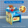 image:imageDelta Children Chair Desk With Storage Bin DisneyPixar Cars  Kids Chair Desk Includes Fabric Storage Bin and Cup Holder Low to the Ground for Easy Access Ideal for ToddlersKids Age 3Blue