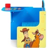 image:imageDelta Children Chair Desk With Storage Bin DisneyPixar Cars  Kids Chair Desk Includes Fabric Storage Bin and Cup Holder Low to the Ground for Easy Access Ideal for ToddlersKids Age 3Blue