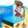 image:imageDelta Children Chair Desk With Storage Bin DisneyPixar Cars  Kids Chair Desk Includes Fabric Storage Bin and Cup Holder Low to the Ground for Easy Access Ideal for ToddlersKids Age 3Blue