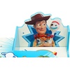 image:imageDelta Children Chair Desk With Storage Bin DisneyPixar Cars  Kids Chair Desk Includes Fabric Storage Bin and Cup Holder Low to the Ground for Easy Access Ideal for ToddlersKids Age 3Toy Story 4