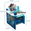 image:imageDelta Children Chair Desk With Storage Bin DisneyPixar Cars  Kids Chair Desk Includes Fabric Storage Bin and Cup Holder Low to the Ground for Easy Access Ideal for ToddlersKids Age 3Toy Story 4