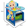 image:imageDelta Children Chair Desk With Storage Bin Sesame StreetCocomelon