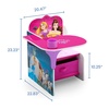 image:imageDelta Children Chair Desk with Storage Bin Disney Princess Friendship Adventures