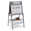 image:imageDelta Children Chelsea DoubleSided Storage Easel with Paper Roll and Magnets Ideal for Arts amp Crafts Drawing Homeschooling and More  Greenguard Gold Certified Light GreyWhite