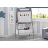image:imageDelta Children Chelsea DoubleSided Storage Easel with Paper Roll and Magnets Ideal for Arts amp Crafts Drawing Homeschooling and More  Greenguard Gold Certified Light GreyWhite
