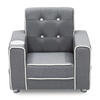 image:imageDelta Children Chelsea Kids Upholstered Chair with Cup Holder Soft GreyGrey