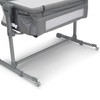 image:imageDelta Children Close2Me Bedside Baby Bassinet Sleeper with Breathable Mesh and Adjustable Heights  Lightweight Portable Crib Grey