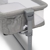 image:imageDelta Children Close2Me Bedside Baby Bassinet Sleeper with Breathable Mesh and Adjustable Heights  Lightweight Portable Crib Grey