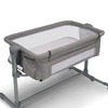 image:imageDelta Children Close2Me Bedside Baby Bassinet Sleeper with Breathable Mesh and Adjustable Heights  Lightweight Portable Crib Grey
