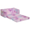 image:imageDelta Children Cozee 2in1 Sofa 2Seater Convertible Toddler Couch Sleeper Wide 2in1 Flip Open Foam Chair for Playroom PetFriendly Bed Lounger Comfy Play Sleeping Lounge Chair Blue CamoPink Tie Dye