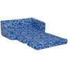image:imageDelta Children Cozee 2in1 Sofa 2Seater Convertible Toddler Couch Sleeper Wide 2in1 Flip Open Foam Chair for Playroom PetFriendly Bed Lounger Comfy Play Sleeping Lounge Chair Blue CamoBlue Camo