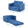 image:imageDelta Children Cozee Blue Camo Convertible Foam Chair to Lounger for KidsBlue Camo