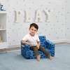 image:imageDelta Children Cozee Blue Camo Convertible Foam Chair to Lounger for KidsBlue Camo