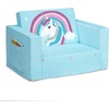 image:imageDelta Children Cozee Blue Camo Convertible Foam Chair to Lounger for KidsBlue Unicorn