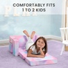 image:imageDelta Children Cozee Blue Camo Convertible Foam Chair to Lounger for KidsPink Tie Dye