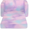 image:imageDelta Children Cozee Blue Camo Convertible Foam Chair to Lounger for KidsPink Tie Dye