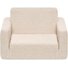image:imageDelta Children Cozee FlipOut Sherpa 2in1 Convertible Chair to Lounger for Kids PinkCream